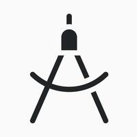 Compass Measurement Icon vector