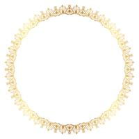 Golden circle. Elegant circle profit. Abstract pattern for graphic element. png