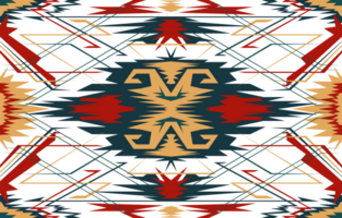Abstract Aztec color pattern. Seamless lines for fabric. Carpet making. png