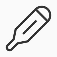 Thermometer Icon for Temperature Measurement vector