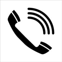 Phone icon in trendy flat style isolated on white background. Telephone symbol. illustration. vector