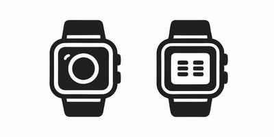 Smartwatch Technology Icons vector