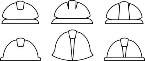 Jockey hat set icon Sketch Building cloth clipart vector