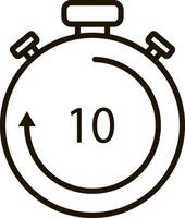 Loading Stopwatch icon Sketch clipart vector