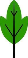 Doodle tree icon Color clipart vector