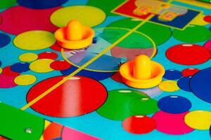 Close Up of a Colorful Board Game photo