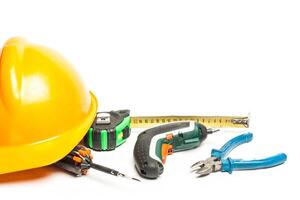 Set of architect tools photo
