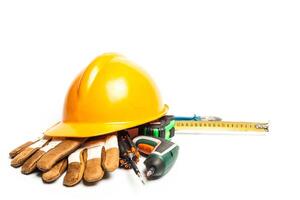 Set of architect tools photo