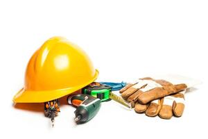 Set of architect tools photo