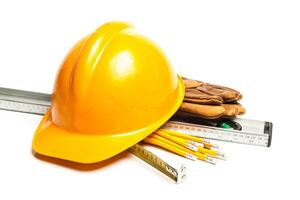Set of architect tools photo