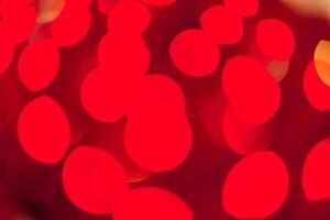 Abstract christmas lights as background photo