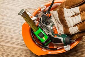 Set of architect tools photo