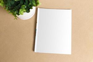 Mock up, photo paper, white sheet