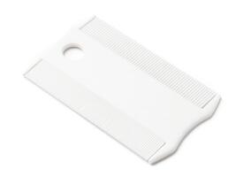 Lice comb with multiple fine teeth for effective lice removal and scalp care photo