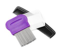 Multiple lice combs with multiple fine teeth for effective lice removal and scalp care photo