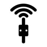 Wireless Connectivity Icon for Digital Communication vector