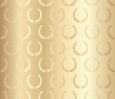 laurel wreath golden color background pattern vector