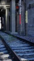 Abandoned Railway Under Bridge in Daylight video