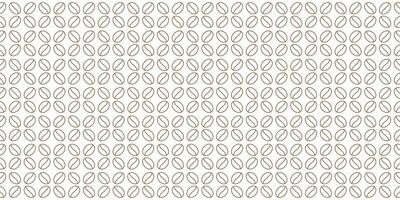 Coffee bean line illustration background vector