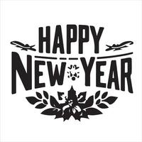 Design for a Happy New Year Tshirt vector