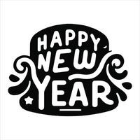 Cheers to the new year design of a typographic tshirt vector