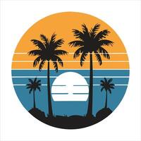 Greetings for the summer vacation, beach party, and celebration vector