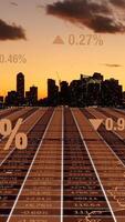 A Comprehensive and Dynamic Overview of the Stock Market at Sunset for Analysis purposes video
