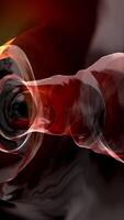 Abstract Flowing Shapes in Warm Tones That Evoke Emotion and Artistic Expression in Art video