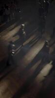 Mysterious Shadows Featuring Enigmatic Figures in Dimly Lit Environments with Intriguing Atmosphere video