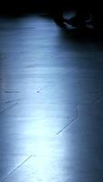 Dynamic Footsteps in a Low Light Setting Capturing Moments of Movement and Expression video