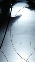 Abstract Representation of Curve Lines and Letterforms on a Reflective Surface Environment video