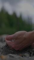 Hand Grasping Earth A Deep Connection to Nature and All its Elements and Wonders video