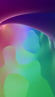 Enjoy the stunning view of Colorful Abstract Fluid Shapes that feature a vibrant palette of colors video