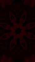 An Abstract Red Star Pattern Set Against a Striking Dark Background for Aesthetic Appeal video