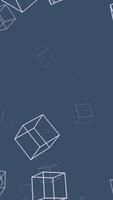 Abstract Geometric Cubes Background Design Featuring Dynamic and Creative Visual Elements video