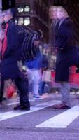Dynamic Urban Crossing a lively scene capturing the essence of bustling city streets video
