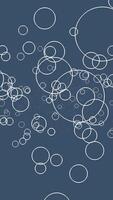 Abstract Circles Set Against a Dark Background, Creating a Unique Artistic Atmosphere video