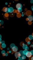 An Abstract Colorful Bokeh Background that is Enhanced with Various Dark Colors and Hues video