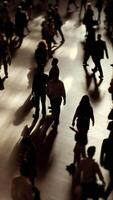 Urban Crowds and Shadows A Dynamic and Engaging Visual Experience in Modern Life video