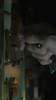 Exploring the Intricate and Detailed Mechanics of Vintage Lock Mechanisms in Dim Light video