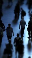 Dynamic and Engaging Crowd Silhouettes Captured in Motion Across Various Urban Settings video