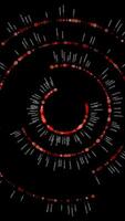 A Captivating Dynamic Spiral Visualization Featuring an EyeCatching Red and Black Design video