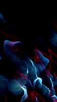 Abstract representation of flowing smoke and intricate light patterns against a dark background video