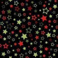Stars seamless pattern. Christmas background vector