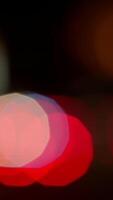 Abstract Depiction of Blurred Lights at Night Setting with Artistic Elements and Atmosphere video
