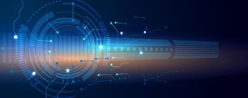 Abstract futuristic technology background editable. vector