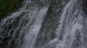 The Majestic Waterfall Lavishly Cascading Over Rocky Cliff Faces That Conquer the Eye video