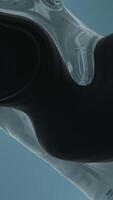 The concept of Abstract Fluid Design incorporates various undertones of black and clear hues video