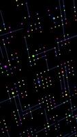 Vibrant and Colorful Abstract Digital Patterns Presented Against a Dark Background video