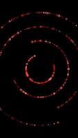 Mesmerizing Spiral Light Patterns Set Against a Rich Dark Background, Combining Colors and Shapes video